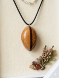 The Trinity Seed - Handmade Oak, Mahogany & Ash Wooden Pendant