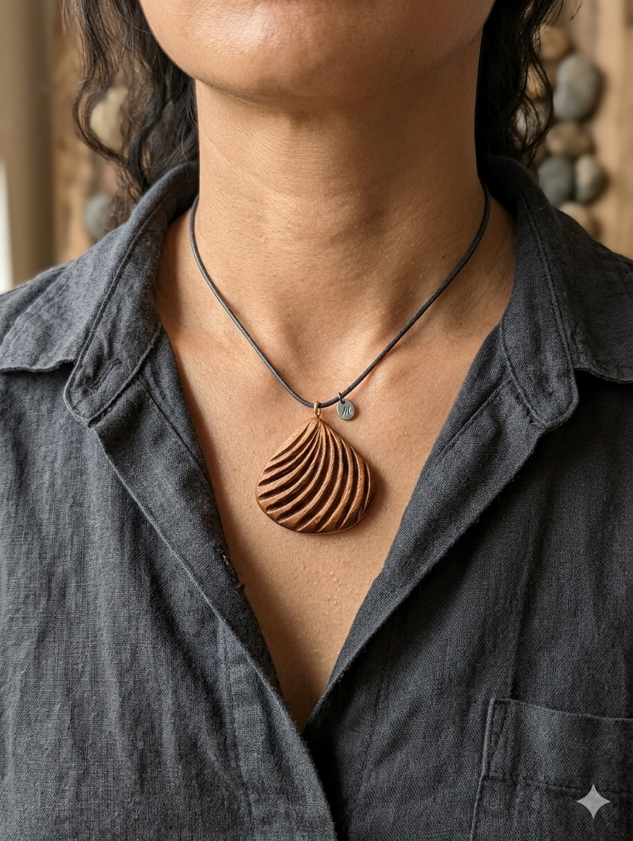 The Aeolian Pendant - Shaped by the unseen.